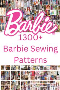 barbie 1300 + barbie sewing patterns