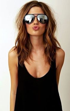 45 Chic Medium Length Hair Styles for Women - Latest Fashion Trends Extra Long Hair, Man Ray, 인물 사진, Looks Style, Hair Dos