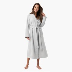 Organic Waffle Robe - Glacier · Under The Canopy Terry Robe, Luxury Robes, Lounge Robes, Wool Throw, Sleepwear & Loungewear, Waffle Weave, Lounge Shorts, Wool Pillows, Duvet Sets