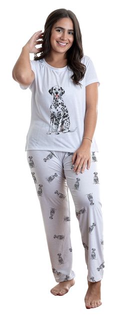 Looking for the perfect Mother's Day gift for Dalmatian lovers? Our dog pajamas are an ideal choice! Crafted from soft, breathable, and high-quality materials, these pajamas are a dream to sleep in, making them an excellent gift for any dog parent. Whether you're cuddling up with your Dalmatian dog or enjoying a peaceful night's sleep, our PJ set is the perfect companion. Featuring a charming design, these comfortable Dalmatian dog-themed PJs are sure to bring a smile to your face. They're not j Dalmation Pajamas, Dog Pjs, Dalmatian Dog, Best Pajamas, Pyjama Sets, Dog Pajamas, Womens Pyjama Sets, Top Round, Pink Opal