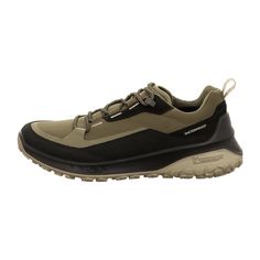 the men's hiking shoe in black and khaki is available for purchase