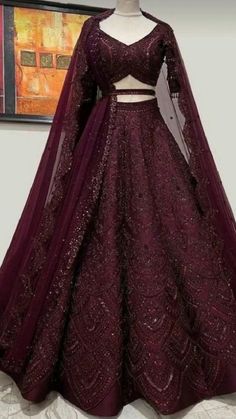 Latest Bridal Lehenga Designs, Baju Kahwin, Red Bridal Dress, Bridal Lehenga Designs, Simple Lehenga, Latest Bridal Lehenga, Wedding Lehenga Designs