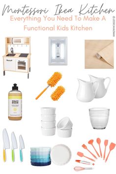 there are many items that can be used to make a kid's play kitchen