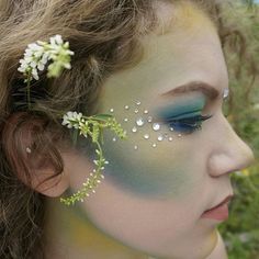 Fairy Costume Makeup, Karneval Diy, Fairy Make-up, Fantasy Make-up, Ethereal Fairy, Make Up Designs, Fairy Halloween, Fairy Halloween Costumes, Halloween Fairy