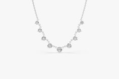 "Diamond Solitaire Necklace / 14k Solid Gold Prong Setting Solitaire Diamond Graduating Necklace / Statement Necklace by Ferkos Fine Jewelry Item Details * Made to Order * Gold Kt: 14K Gold Solid Gold * Round Diamond: 2 pcs 2.5 MM * Round Diamond: 2 pcs 2.75 MM * Round Diamond: 2 pcs 3.00 MM * Round Diamond: 2 pcs 3.35 MM * Round Diamond: 1 pcs 3.75 MM * Total CTW: 1.05 Ctw * Diamond Color-Clarity: G Color Si Clarity * Setting Type: Prong * Ready to Ship in 7-10 Business Days ★ ★ ★ Each order wi Dainty Engagement Rings, Diamond Tiara, Solitaire Necklace, Diamond Solitaire Necklace, Solitaire Necklaces, Solitaire Diamond, Necklace Statement, Diamond Cluster Ring, Diamond Color