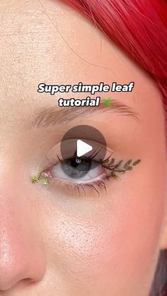 Glisten Cosmetics on Instagram: "Super Simple Leaf Tutorial 🌿

@roni4444ka is back again with another clever hack for creating a pretty leaf effect using our F3 brush - perfect for a super quick and easy look!

🛍 Chameleon Wet Liner | F3 Brush

#leaf #leafy #linerhack #eyelinerhack #eyeliner #green #greenmakeup #eyeliner101 #graphicliner #shopnow #graphiceyeliner #eyelinertips #eyelineronpoint #mua #makeupartist #editorialmakeup" Glisten Cosmetics, Funky Makeup, Green Eyeliner, Simple Eyeliner, Graphic Makeup, Pretty Leaf, Graphic Eyeliner, Simple Leaf, Face Makeup Tips