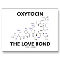 the love bond for oxyocin is shown in black and white, with an image of