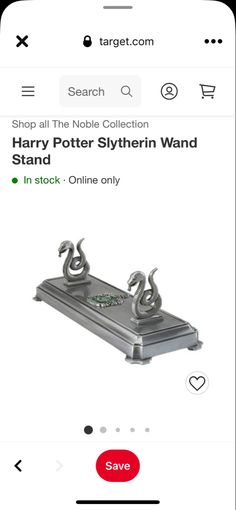 Harry Potter Slytherin House Wand Stand Harry Potter Slytherin Stuff, Slytherin Wand, Slytherin Stuff, Wand Stand, Noble Collection Harry Potter, Harry Potter Slytherin, Same Day Delivery, Harry Potter, Target