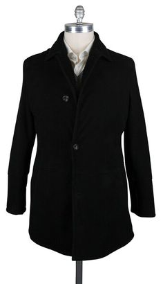 eBay Store About Us Feedback Add Us to Favorite Seller Cesare Attolini jackets ALL jackets ALL Cesare Attolini INVENTORY New $6800 Cesare Attolini Black Shearling Solid Jacket - 44/54 - (LT213M10D31) if you have any questions about this item please contact us General Info Our Item Number: CA-M-LT213M10-LH-D31-44 Retail Price: $6800.00 Brand: Cesare Attolini Collection: Condition: Made In: Fabric Info Color: Black Pattern: Solid Pattern Color: Fabric Content: Fabric Weave: Fabric Type: Fabric Wei Luxury Winter Blazer With Horn Royal Black Buttons, Classic Shearling Long Sleeve Outerwear, Classic Shearling Outerwear With Pockets, Designer Blazer With Horn Royal Black Buttons For Winter, Designer Pea Coat For Business In Winter, Classic Long Fur Coat For Formal Occasions, Formal Classic Outerwear With Faux Fur Lining, Classic Formal Fur Coat For Fall, Classic Long Shearling Coat