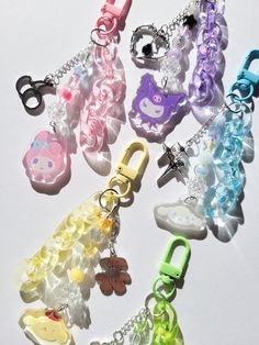 💞 Cute beaded keychains of your favourite characters * Approx 6-7cm in length * Made with acrylic/crystal/silver-ware parts * Slight differences/imperfections are expected as they're crafted by hand ✈️  Both domestic and international orders are shipped with Australia Post using stamps and untrackable. You will be able to track your parcel via AusPost by selecting the postage upgrade. ❗ Colours seen on the screen may appear slightly different in person as colour representation differs in colour Silver Ware, Kawaii Keychain, Colour Representation, Buying Stuff, Cute Baking, Beaded Keychain, Favourite Characters, Fancy Beads, Australia Post