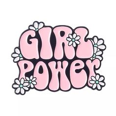 Show the world your girl power with this stylish pin! Perfect for backpacks and jackets, this pin is designed to express your confidence and strength. Show off your girl power with this fashionable pin! Vintage Gold Brooch, Word Girl, Lapel Brooch, Safety Pin Brooch, Vintage Bee, Floral Pins, Pink Letter, Bee Brooch, Heart Brooch