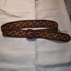 This is a wonderful vintage belt, braided, think of charlies angels in late 70s, world be  perfect with a white dress  Suits for many sizes, max lenght is 95 cm Very good condition Bohemian Brown Fabric Belt, Adjustable Brown Fabric Belt, Vintage Brown Embroidered Belt, Bohemian Brown Rope Belt, Retro Brown Adjustable Belt, Adjustable Brown Embroidered Belt, Adjustable Embroidered Brown Belt, 70s Belts, Charles Angels