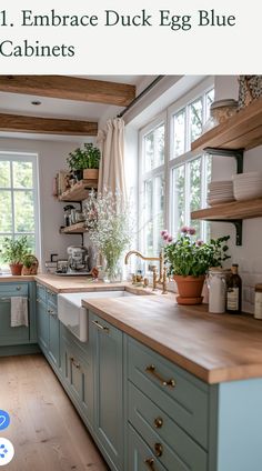 the kitchen is clean and ready to be used as a place for breakfast or dinner