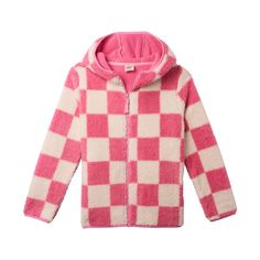 Keep your adventurer warm and cozy with our Outdoor Kids� Cozy Fleece Jacket for Kids. This kids jacket has a full-zip front for easy on/off, an attached hood to block chilly wind and rain, and the fleece feels soft and warm with quality to last. Body Length (Based on Size M): 22.5". 100% polyester. Machine wash. Imported.  100% polyester;   Warm, soft, durable fleece;   Full-zip front;   Attached hood; Pink Hooded Winter Jacket For Outdoor Activities, Pink Hooded Jacket For Fall Outdoor Activities, Pink Hooded Jacket For Outdoor Fall Activities, Cozy Hooded Jacket With Fleece Lining For Outdoor, Pink Hooded Fleece Jacket For Winter, Pink Hooded Fleece Jacket For Outdoor, Cozy Pink Hooded Fleece Jacket, Pink Hooded Jacket With Drawstring For Outdoor Activities, Pink Hooded Fleece Jacket