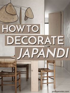 In love with the nordic + japanese hybrid decor style that is Japandi? Check out these practical tips to nail this inspiring look in your home! Japandi Decorative Wall, Japandi Rental Ideas, Japandi Style Color Palette, Japandi Wall Decor Ideas, Japandi Style Living Room Design, Japandi And Mid Century, Diy Japandi Lamp, Japandi Diy Decor, Japandi Style Dining Room