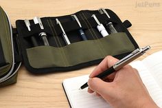 Concise Bellows Pen Case - Gray - CONCISE SPC001-GY Multifunctional Stationery With Pen Slots, Multifunctional Travel Pen Holders, Functional Portable Travel Stationery, Functional Pencil Case With Pockets, Functional Pencil Case With Pockets For Storage, Multifunctional Everyday Pencil Case, Multifunctional Pencil Case With Pen Slots For Everyday Use, Multifunctional Pencil Case With Pen Slots For Organization, Functional Pencil Case With Pen Holders For Organization