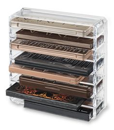 byAlegory Acrylic Palette Makeup Organiser With Removeable Dividers Designed To Stand & Lay Flat | 8 Spaces Fits Standard Size Palettes Makeup Palette Storage, Makeup Palette Organization, Acrylic Palette, Rangement Makeup, Penyimpanan Makeup, Makeup Brush Organizer, Palette Organizer, Brush Organizer, Acrylic Medium