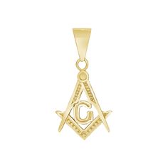 Masonic Freemasonry Charm Pendant Necklace in Solid Gold This unusual charm pendant necklace features a polished design that does not shy away from the unconventional. Product Information Metal: 14K Yellow/White/Rose Gold Weight: .94 g Dimensions: 13 mm. x 10.5 mm. SKU: QM885C Made in Los Angeles, CA Symbolic 14k Gold Initials Jewelry, Symbolic 14k Gold Jewelry With Initials, Spiritual 14k Gold Initial Pendant Jewelry, 14k Gold Spiritual Initial Pendant Jewelry, Symbolic Gold Square Pendant Jewelry, Symbolic Pendant Jewelry, Tarnish Resistant, Symbolic Pendant Jewelry Tarnish Resistant, Gold Symbolic Square Pendant Jewelry, Symbolic Gold Jewelry With Square Pendant