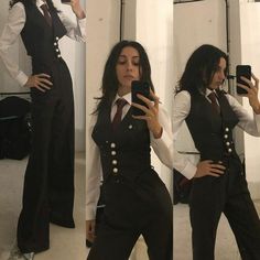 Female Black Suit Outfit, Female Tuxedo Classy, Agent Outfit Aesthetic, Spy Clothes Aesthetic, Black Formal Outfit Aesthetic, Prom Suits Women Aesthetic, Fbi Outfits Aesthetic, Formal Clothing Aesthetic, Fem Suit Aesthetic