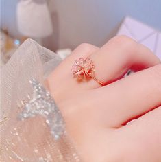 Pretty Sakura Ring PN4534 ●Size:adjustable ●Material:alloy. ●About Shipping: We attach great importance to the orders of each customer and parcel delivery. 1.Processing time: 2-3 business days. 2.Shipping time: 10-15 business days to US, please allow 3-4 weeks shipping to other country.(Shipping times can be affected by variable customs clearance times or public holidays.) Rose Gold Metal Rings For Wedding, Dainty Rose Gold Metal Rings, Elegant Flower Shaped Metal Rings, Rose Gold Metal Rings As Gift, Rose Gold Metal Rings For Gift, Adjustable Open Butterfly Ring For Weddings, Rose Gold Open Butterfly Ring For Wedding, Wedding Rose Gold Butterfly Open Ring, Rose Gold Open Butterfly Ring