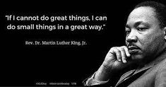 martin luther king quote about great things