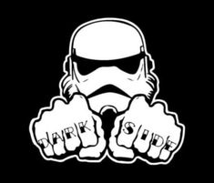 Funny Vinyl Decals, Knuckle Tattoos, Dark Side Star Wars, Star Wars Tattoo, Star Wars Stormtrooper, Storm Trooper, Star Wars Fan Art, Affordable Art Prints, Calamari