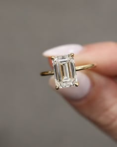 3.15 TC Elongated Emerald Cut Solitaire,Moissanite Wedding Ring,14k Solid Yellow Gold Ring,Handmade Hidden Halo,4 Claw Prongs,Proposal Gifts ❤ ITEM DETAILS:- ✦ Brand: The American Gold House (TAGH) ✦ Handmade, high-quality item! ✦ Material: Solid 10K/14K/18K Gold, 950 Platinum and 925 Sterling Silver ✦ Diamond Type: Moissanite Diamond ✦ Diamond Cut: 12x8 MM Elongated Emerald ✦ Diamond Weight: 3.0 CT ✦ Main Stone Color: Colorless ✦ Width of Band: 1.6 MM (Bottom) ✦ Diamond Clarity: VVS/VS ❤ ACCENT/HALO DIAMONDS:- ✦ Side Stone Material: Moissanite Diamond ✦ Side Stone Shape: Round Cut ✦ Side Stone Carat Weight: 0.15 CT ✦ Side Stone Color: Colorless ✦ Diamond Clarity: VVS/VS ------------------------------------------------------------------------------ 💎 Moissanite VS Diamond 💎 ------------- Radiant Cut Solitaire Emerald Ring For Wedding, Radiant Cut Solitaire Emerald Wedding Ring, Wedding Moissanite Radiant Cut Emerald Ring, Timeless Rectangular Emerald Wedding Ring, Emerald Cut Diamond Ring With Prong Setting For Marriage, Rectangular Solitaire Wedding Jewelry, Rectangular Solitaire Wedding Rings, Emerald Cut Wedding Rings, Engage Ring