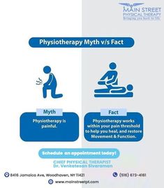 Myth And Fact, Physical Therapist, Holistic Healing, Physical Therapy, Main Street, Contact Us, Physics, Healing