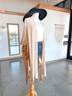 For those days when we wish we could layer on cardigans and dusters, but the weather tells you no. A perfect light layer to pretend it's Fall! A lightweight kimono with MAJOR boho vibes! The deets!: One Size Ombre knit Specs taken from size One Size: Length: 45" Materials: 100% Cotton Casual Wrap Cardigan For Beach Cover-up, Lightweight Casual Fall Cover-up, Oversized Bohemian Fall Cover-up, Casual Lightweight Fall Cover-up, Bohemian Beige Long Sleeve Cover-up, Bohemian Flowy Cover-up For Fall, Flowy Bohemian Cover-up For Fall, Bohemian Flowy Fall Cover-up, Flowy Bohemian Fall Cover-up