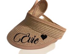 🐰Personalized Adjustable Lightweight Straw hat with visor for kids. 🐰Adorable Bunny Ear shaped straw hat 🐰For ages 1 - 5 (adjustable underbrim circumference from 17 to 19.5 inches) 🐰To Personalize the hat please add desired text in the designated field. 🐰To reshape your straw hat using steam heat: You can safely steam straw hats that don't have any inner wiring. Using a clothing steamer or the steam setting on your standard clothing iron, dampen the straw and then smooth the material by hand. If you want to uncurl the brim of a misshapen straw hat, lay something heavy along the brim to help re-flatten the edges after steaming. ✈️Delivery time: United States: 8-10 business days Canada: 7-8 business days Everywhere else: 15-20 business days Kids sun hats. Kids straw hats. Baby straw hat Beach Straw Hat, Clothing Steamer, Personalized Baby Hat, Clothing Iron, Kids Sun Hat, Clothes Steamer, Kids Hat, Personalized Bunny, Baby Sun Hat