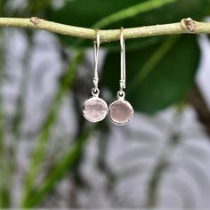 ✦ Rose Quartz is the stone of universal love. It restores trust and harmony in relationships, encouraging unconditional love. This Raw Pink rose quartz Handmade Earrings is absolutely a meaningful gift for your lover or for someone you have affection towards. This could also turn out to be a perfect voice for everyday wear earrings for or for a casual meeting with your friend since rose quartz in its purest form is sure to get you compliments. This Unique Raw Pink quartz dangle can be a perfect Silver Crystal Earrings With Natural Stones For Gift, Rose Gold Sterling Silver Crystal Earrings Gift, Nickel Free Rose Quartz Jewelry Gift, Delicate Sterling Silver Crystal Earrings For Gift, Hypoallergenic Rose Quartz Jewelry Gift, Rose Quartz Dangle Jewelry Gift, Rose Quartz Teardrop Earrings For Gift, Silver Rose Quartz Earrings As Gift, Nickel-free Rose Quartz Jewelry Gift