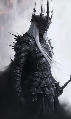 .... Dark Elf King, Dark Elf Character Design, Witch Armor, Drow Armor, Evil Elves, Unseelie King, Dark Elf Male, Drow Dnd, Elven Witch