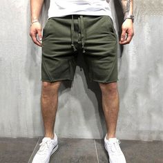 Product information: Fabric material: CottonPants placket: LaceLining material: CottonSex: MaleSports outdoor projects: Sports and leisurePants length: Shorts Size information: size waistline Hips Pants length s 68 100 50 m 72 104 51 l 76 108 52 xl 80 112 53 2xl 84 116 54 3xl 88 120 55 1. Asian sizes are 1 to 2 sizes smaller than European and American people. Choose the larger size if your size between two sizes. Please allow 2-3cm differences due to manual measurement.2. Please check the size c Mens Sweat Shorts, Jogging Shorts, Ripped Shorts, Shorts Cargo, Shorts Casual, Elastic Waist Shorts, Sweat Shorts, Gym Shorts, Green Shorts