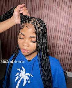 Girls Braided Hairstyles Kids, Female Dreads, Women Cornrows, Box Braid Hair, Pretty Braids, Feed In Braids Hairstyles, Braided Cornrow Hairstyles