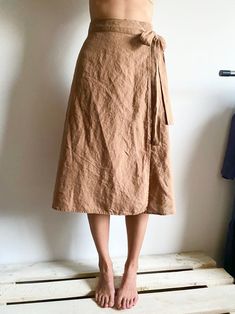 Linen Wrap Skirt high waisted skirt natural linen skirt for | Etsy Chic Asymmetrical Linen Wrap Skirt, Chic Linen Lined Wrap Skirt, Chic Linen Wrap Skirt With Lined Detail, Chic Linen Wrap Skirt With Lining, Spring Linen Wrap Skirt, Asymmetrical, Chic Long Linen Wrap Skirt, Chic Beige Linen Maxi Skirt, Relaxed Linen Asymmetrical Wrap Skirt, Summer Linen Asymmetrical Maxi Skirt