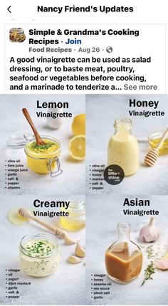 an image of different types of sauces and condiments on the webpage