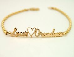 Memory Bracelet 14K Gold Handwriting Bracelet in Memory of Dad Mom Personalize Memorial Jewelry with Handwritten Necklace, Grandma Jewelry, Grandma Bracelet, Grandmother Jewelry, Handwriting Bracelet, Handwriting Necklace, Personalized Grandma Gifts, Handwriting Jewelry, Solid Gold Bracelet