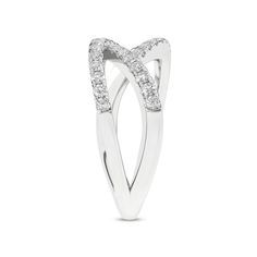 Featuring a mesmerizing crossover pattern adorned with a row of scintillating diamonds, this Statement Exquisite Band is a work of art. Its bold presence on your finger exudes confidence and individuality. Crafted with love, this diamond stacking ring redefines your style statement. Brilliant Cut Round Diamond Ring For Evening, Evening Rings With Brilliant Cut Cubic Zirconia, Diamond Rings With Brilliant Cut For Evening, Evening Diamond Rings With Brilliant Cut, Dazzling Brilliant Cut Diamond Ring For Evening, Brilliant Cut Diamond Rings For Evening, Evening Brilliant Cut Diamond Ring, Classic Brilliant Cut Diamond Ring For Evening, Evening Diamond Ring With Pave Setting