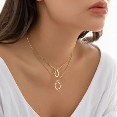 Description:Dainty Layered Metallic Halo Pendant Chain Necklace SetSpecification:Size: 13.8" - 15.7" Weight: 0.36 oz/setMaterial: copperColors: gold/silverFeatures and Details:This layered halo pendant choker necklace set is made of nickel-free. lead-free. cadmium-free and hypoallergenic materials. which will not turn your skin green or cause anaphylactic reaction.This gift for her chain necklace set is decorated with unique design and superb craftsmanship to create special piece that can satisf Gold Chain Necklace In Alloy, Gold Necklace In Alloy, Gold Alloy Charm Choker Necklace, Gold Alloy Choker Charm Necklace, Dainty Gold Alloy Charm Necklaces, Gold Alloy Jewelry With Double Chain, Rose Gold Metal Snake Chain Necklace, Silver Gold-plated Layered Necklace, Elegant Gold Alloy Layered Necklace