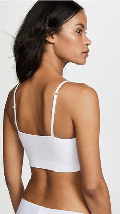 Yummie Audrey Seamless Day Bra | Shopbop Versatile Fitted Seamless Camisole, Fitted Seamless Bra In Elastane, Seamless Versatile Camisole, Fitted Seamless Elastane Bra, Seamless Solid Camisole, Elastane Seamless Bra, Versatile Seamless Camisole, Solid Versatile Fitted Bra, Elegant Fitted Seamless Bra