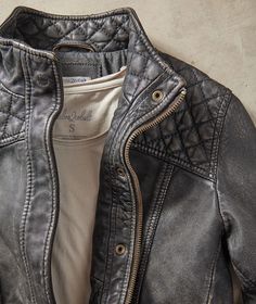 Women's Passerelle Lambskin Leather Jacket | Carbon2Cobalt Casual Diamond-quilted Outerwear For Fall, Casual Diamond Quilted Outerwear For Fall, Quilted Leather Biker Jacket For Fall, Leather Quilted Jacket For Fall, Classic Quilted Leather Jacket, Quilted Leather Outerwear For Fall, Fall Quilted Leather Outerwear, Classic Quilted Leather Jacket For Winter, Classic Quilted Leather Jacket For Fall