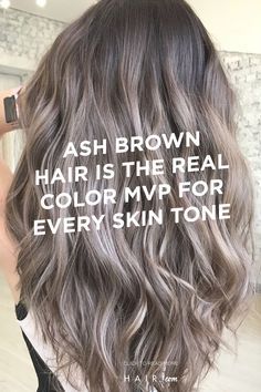 Brown Hair Trends, Skin Tone Hair Color, Rambut Brunette, Ash Brown Hair Color, Ash Hair, Ash Hair Color, Ash Brown Hair, Shorthair Hairstyles, Ash Blonde Hair