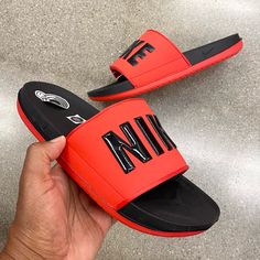 Men Nike Offcourt Slides Red / Black Men's Us Size 7 8 9 10 11 12 13 Condition: Brand New - Without Box *Satisfaction Is 100% Guaranteed* Additional Notes: Guaranteed To Be 100% Authentic Nike Merchandise (Purchased From An Authorized Nike Retailer) Man Man's Sandal Slide Sandals Charcoal Solar Soft Comfortable Sz Size Offs Offcourts Anthracites Slides Slippers Slipper University Reds Red Cushioned Slides For Streetwear, Sporty Slides With Red Sole And Round Toe, Nike Slides Men, Nike Shoes Men, Nike Benassi Slides, Nike Sandals, Nike Benassi, Nike Slides, Men Slides