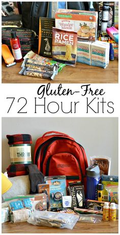 These gluten-free 72 hour kits are perfect for those living with celiac disease or gluten-free. They are all you need come an emergency. | emergency preparedness kits | gluten free emergency preparedness kits | 72 hour gluten free kits | how to be prepared for an emergency | preparing for an emergency | 72 hour emergency kits | what to pack in an emergency preparedness kit || This Vivacious Life 72 Hour Kit Food, 72 Hour Kit, 72 Hour Emergency Kit, 72 Hour Kits, Survival Bag, Gluten Free Living