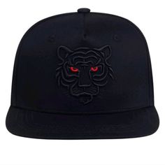 Black Embroidered Tiger Baseball Cap Hat Adjustable One Size Fits Most Solid Color Sun Protection Looks Awesome Streetwear Casual Or Night Out Hip Hop 60s 70s 80s 90s Glitzy Modern Spring Summer Fall Winter Cruise Highly Visible Artsy Sexy Flashy Versatile Casual Boho Free Spirit Hippie Festival Retro Flirty Gypsy Goth Grunge Stylish Lounge Party Everyday Casual Chic Timeless Sophisticated Elegant Classy Pop Culture Cosplay Street Hip Hop Tango Salsa Unusual Unique Affordable Charming Exotic Fla Tiger Embroidery, Baseball Snapback, Lounge Party, Embroidery Baseball, Black Tiger, Black Tigers, Hip Hop Hat, Cap For Men, Head Dress