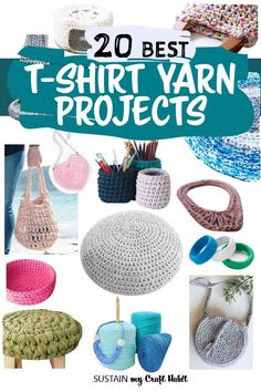 there are many crochet projects on this page