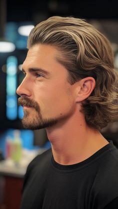 Mullet Madness: 25 Mullet Hairstyles For Men That Make a Statement Men’s Long Hair Mullet, Tapered Long Hair Men, Mens Floppy Hairstyles, Men S Medium Haircut, Men’s Hairstyles 2024 Long, Men’s Medium Long Hair Styles, Long Hair Styles For Men Medium, Men’s Medium Wavy Hair, Men S Haircut Medium