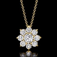 .70 ct. t.w. Pink Sapphire and .12 ct. t.w. Diamond Floral Ear Climbers in 14kt Yellow Gold | Ross-Simons Diamond Flower Pendant, Ear Climbers, Natural Gold, Flower Pendant Necklace, Diamond Flower, Gorgeous Gift, Diamond Crystal, Quality Diamonds, Flower Pendant