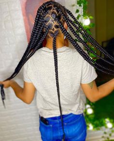 Heart Part Knotless Braids, Black Kids Braids Hairstyles, Lil Girl Hairstyles, Hair Braid Videos, Baby Girl Hairstyles