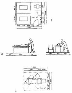 the diagram shows how to move furniture in different positions